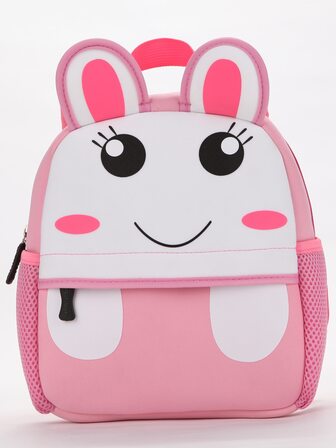 兒童卡通動物兒童背包女孩男孩背包學步兒童氯丁橡膠書包幼兒園包