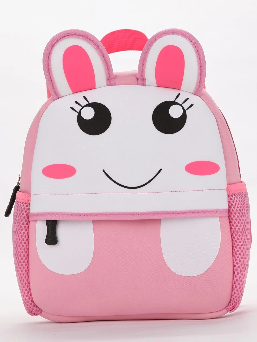 兒童卡通動物兒童背包女孩男孩背包學步兒童氯丁橡膠書包幼兒園包