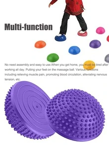 1pc Sports Massage Ball - Purple - View 4