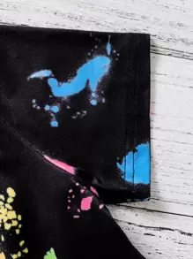 Tween Girl Figure Graphic Tee & Shorts - Multicolor - View 6