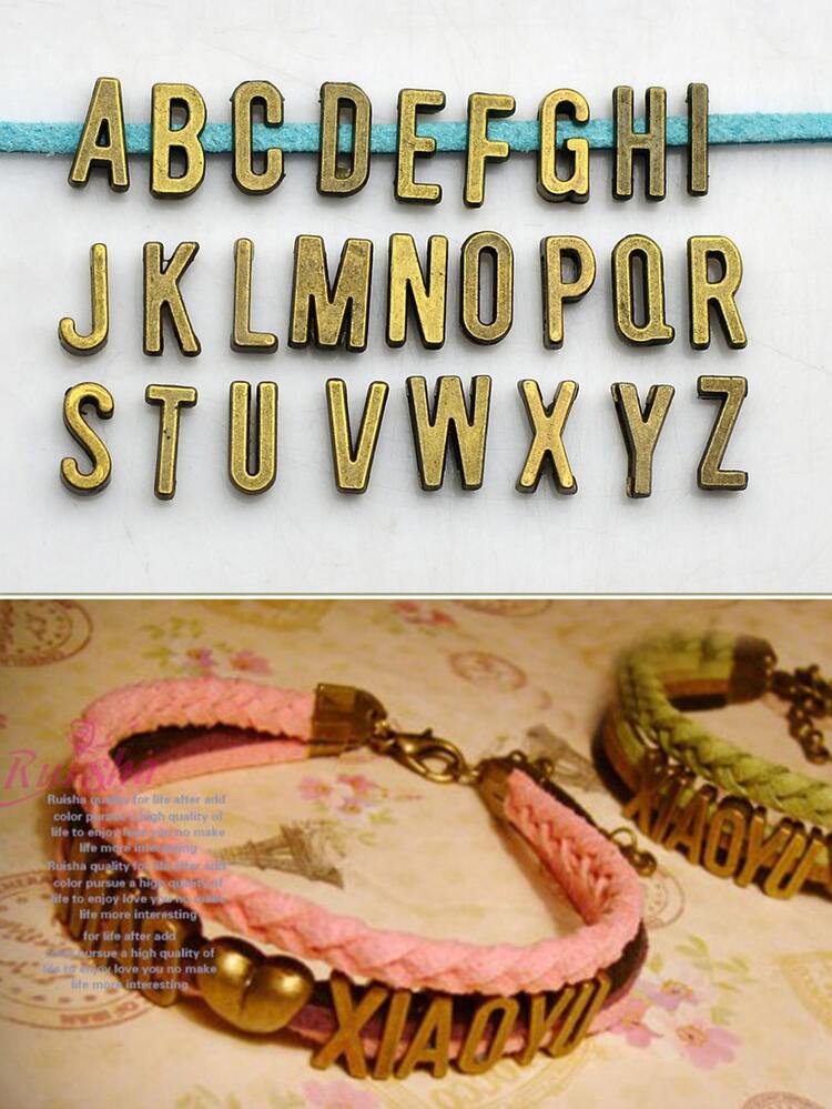 26pcs/set Letter DIY Bead