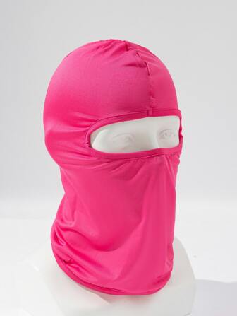 1pc Men Women Solid Color Quick-Dry Lightweight Elastic Beret Cap Ideal For Daily Wear And Sports Matching Ski Mask