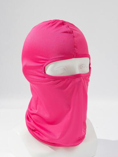 1pc Men Women Solid Color Quick-Dry Lightweight Elastic Beret Cap Ideal For Daily Wear And Sports Matching Ski Mask