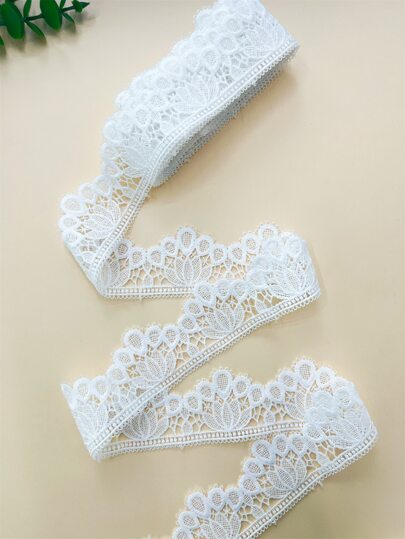 1 st polyester plagg dekoration spets, modern tofs dekor webbing för DIY