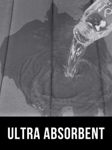 1pc Solid Color Absorbent Bath Rug Home Bathroom Decor Floor Carpet Outdoor Rug Door Mat Fall Decor Bathroom Accessories Back To School Entryway Decor - Grey - View 5