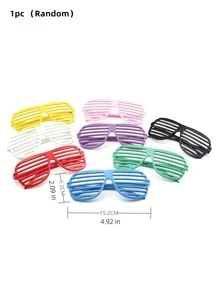 1 pieza Gafas de color al azar fiesta - Multicolor - Ver 2