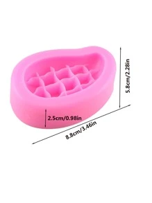 1pc Silicone Mold, Creative Pineapple Design Silicone Mould For DIY - Pink - View 2