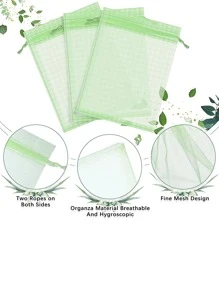 20入組/套織物植物極簡抗鳥水果包適用於花園