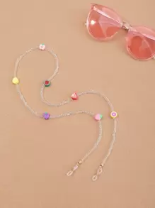Girls Fruit Decor Glasses Chain - Multicolor - View 3