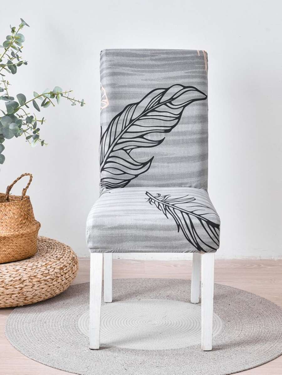 1 Polyester Ghế Ăn Bọc, Hiện Đại Họa Tiết Lá Co Giãn Ghế Phòng Ăn Bọc Cho Phòng Ăn - Nhiều màu - Xem 1