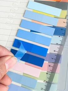 3pcs Mixed Color Easy To Post Sticky Index Tab, Simple Multi-purpose Page Marker For Office, School - Multicolor - View 3