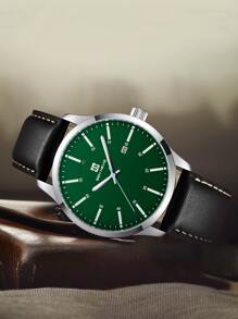 BEN NEVIS 男士圓形指針日期石英手錶 - 黑色 - 查看 1