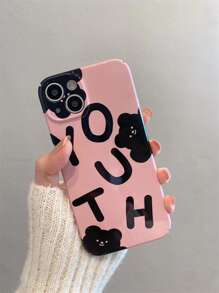Letter Graphic Phone Case - Multicolor - View 4