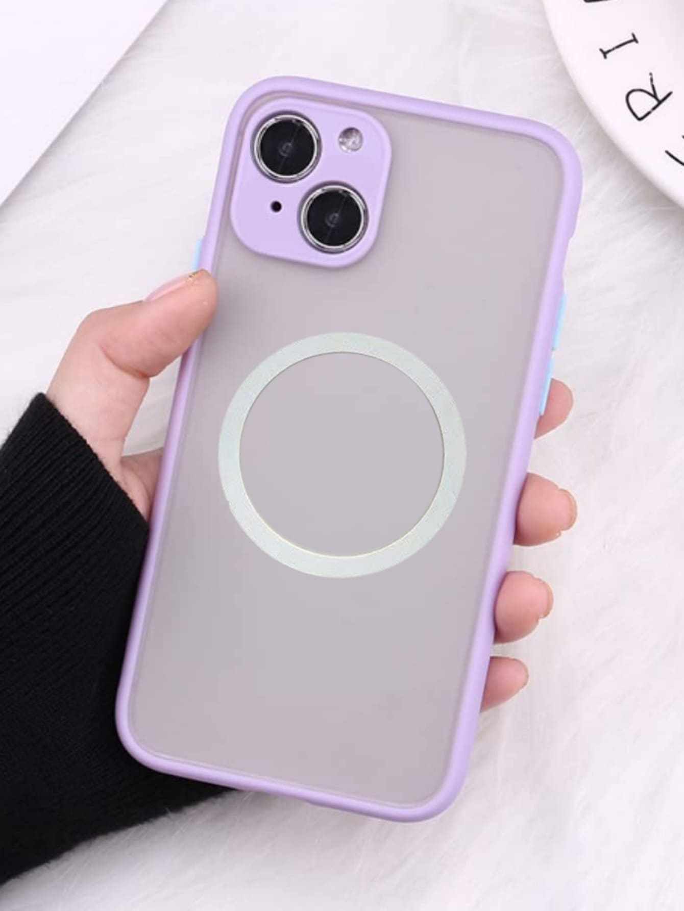 Hadaasi Shockproof Magnetic Purple Matte Bumper Phone Case With Half-Transparent Design, Compatible With Apple 14 Pro Max, 17e/17/17 Pro/17 Pro Max/17 Air, 16 Pro/16 Pro Max/16 Plus/16, 15 Pro/15 Pro Max/15 Plus/15, 14 Pro/14 Pro Max/14 Plus/14, 13 Pro/13 Pro Max/13, 12 Pro/12 Pro Max/12, 11 Pro Max/11/11 Pro, XS Max/XR/XS/X Birthday Gift
