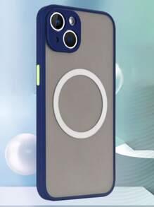 Hadaasi Ốp Điện Thoại Từ Tính Tương Thích Với iPhone 15/15Pro/15Plus/15Promax - Màu xanh lam - Xem 5