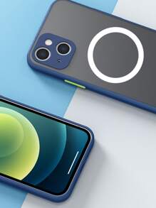 Hadaasi Ốp Điện Thoại Từ Tính Tương Thích Với iPhone 15/15Pro/15Plus/15Promax - Màu xanh lam - Xem 6