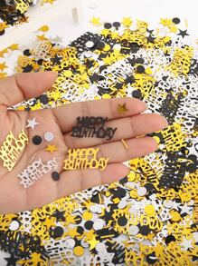 1pack Birthday Throwing Confetti - Multicolor - View 1