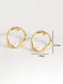 bông tai giả ngọc trai - Nhiều màu - Xem 3