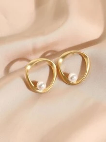 bông tai giả ngọc trai - Nhiều màu - Xem 6