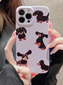 小狗樣式手機殼 - 彩色 - 查看 1