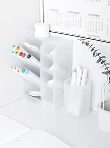 1 Màu Hộp Bảo Quản Văn Phòng Phẩm, Đơn Giản Bút Đa Năng Dành Cho Học Sinh, Văn Phòng - Trong sáng - Xem 1