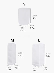 1 Màu Hộp Bảo Quản Văn Phòng Phẩm, Đơn Giản Bút Đa Năng Dành Cho Học Sinh, Văn Phòng - Trong sáng - Xem 3