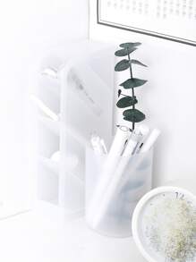 1 Màu Hộp Bảo Quản Văn Phòng Phẩm, Đơn Giản Bút Đa Năng Dành Cho Học Sinh, Văn Phòng - Trong sáng - Xem 4