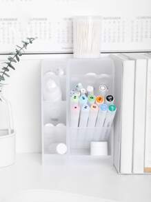 1 Màu Hộp Bảo Quản Văn Phòng Phẩm, Đơn Giản Bút Đa Năng Dành Cho Học Sinh, Văn Phòng - Trong sáng - Xem 5