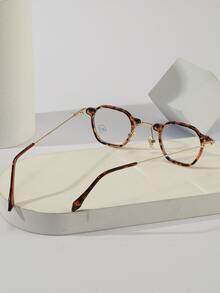 Mujer 1 par de marco geométrico casual para diariamente - transparente - Ver 2