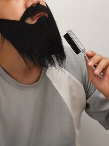 Beard Cleaning Brush - Silver - View 2