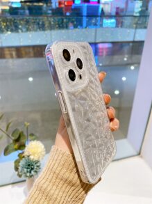 Funda para móvil con diseño de diamante de imitación - Blanco - Ver 2