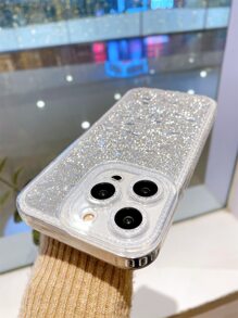 Funda para móvil con diseño de diamante de imitación - Blanco - Ver 5