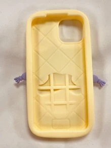 卡通3D甜甜圈女孩手機殼，適用於iPhone 12 Pro Max，適用於iPhone 14 Pro/11/13 Pro矽膠殼 - 藍色 - 查看 2