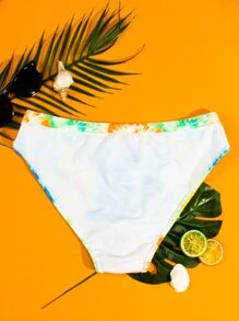 Manfinity Men Tie Dye Swim Brief - Multicolor - View 4