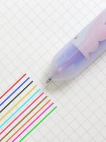 添加A神奇觸碰至你寫作帶這可愛獨角獸彩色圓珠筆 - 粉色 - 查看 2