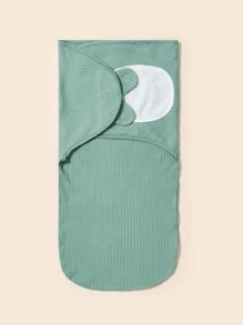 1 x chăn quấn trơn cho bé - màu xanh lá - Xem 1