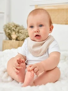 3pcs Baby Solid Bib - Multicolor - View 3