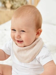 3pcs Baby Solid Bib - Multicolor - View 6