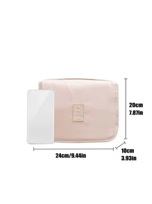Large Capacity Waterproof Travel Toiletry Bag, Portable Hanging Grooming Organizer Bag, Convenient Carry-On Makeup Storage Pouch For Business Trip Back To School Supplies