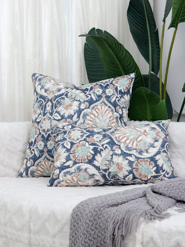 1 pc of velvet printed cushion cover