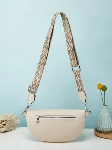 Túi đeo hông thời trang Châu Âu & Mỹ đa năng thanh lịch cho việc đi lại - Màu be - Xem 5