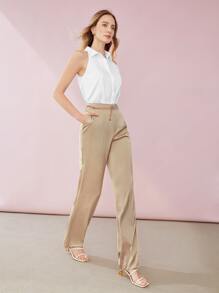 MOTF PREMIUM CHUỖI CHI TIẾT ÁO QUẦN - Màu be - Xem 8