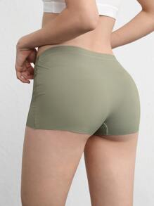 Ocili Quần Short Boyshort Liền Mạch Co Giãn & Mịn Màng - Xanh Olive - màu xanh lá - Xem 2