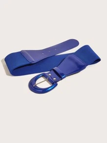 Cinturón De Cintura Azul De Moda Y Versátil - Azul - Ver 2