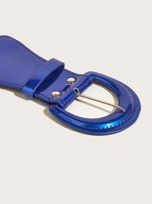 Cinturón De Cintura Azul De Moda Y Versátil - Azul - Ver 4