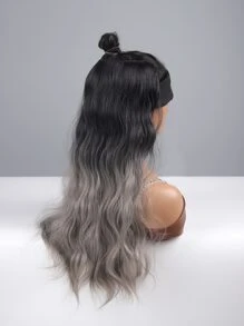 夾片長款小波浪合成纖維接髮 - 彩色 - 查看 3