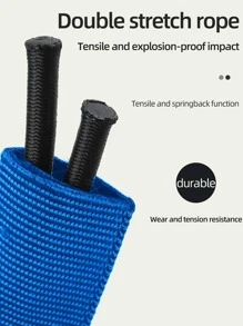 1pc Reflective Pet Leash For Cat And Dog For Outdoor - Blue - View 4