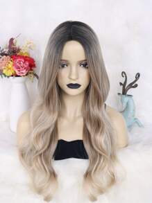 Long Body Wave Synthetic Wig - Multicolor - View 3