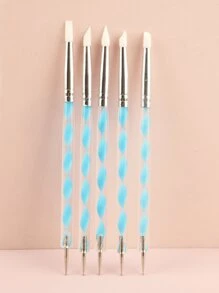 5pcs Dual Ended Nail Pen - Blue - View 1