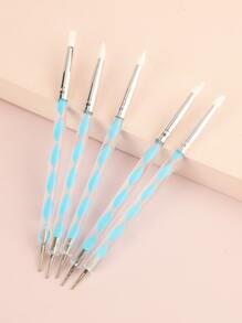 5pcs Dual Ended Nail Pen - Blue - View 7